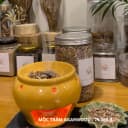 Lư xông - Bếp đốt xông trầm miếng, nụ trầm, thảo mộc, bồ kết tráng men đường kính 13 cm thumb 1