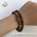 Vòng tay - Chuỗi hạt quấn 2 vòng Trầm hương kiến thơm đậm 8 Ly thumb 2