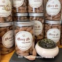 Lư xông đốt nụ trầm nhang khoan vân rạn có bông lót chống cháy thumb 1