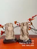 Cảnh trầm hương trang trí xe tô tô_ tượng trầm hương để bàn làm việc cao 11 cm thumb 2