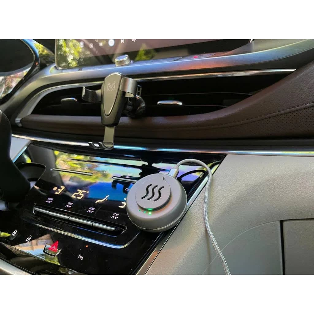 Tẩu xông trầm hương trên xe ô tô_ Đế xông tinh dầu xe ô tô bảo hành 1 tháng nguyên hộp phụ kiện Mộc Trầm Agarwood