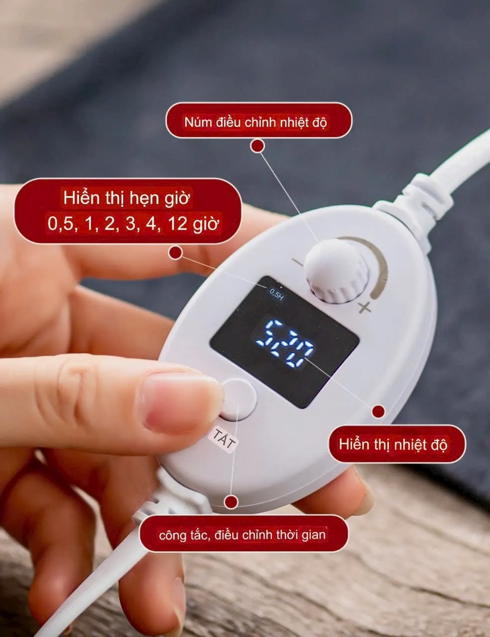 Lư điện xông trầm hương_ thế hệ mới nhiệt cao 520 độ C Mộc Trầm Agarwood