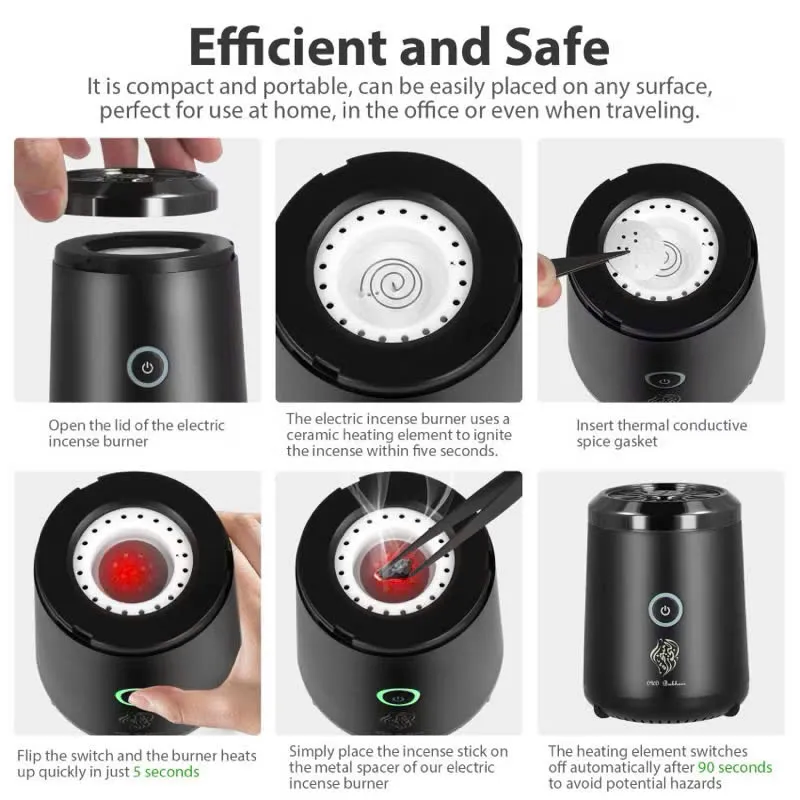 Lư Xông Trầm Hương Điện Dùng Đầu USB