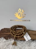 Vòng tay - Chuỗi tràng hạt 108 hạt Trầm Banh Đỏ Rừng Indonesia tự nhiên 6 ly (6mm) thumb 1
