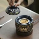 Lư điện xông trầm hương hoa văn trang trí Lư xông trầm size to có hẹn giờ, chỉnh nhiệt độ _Mộc Trầm Agarwood  thumb 2