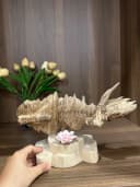 Hết hàng_Trầm hương cảnh phong thuỷ - CÁ CHÉP - Trầm hương mộc tự nhiên - dáng ghép cá chép ngang 32 cm Mộc Trầm Agarwood thumb 3