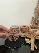 Trầm hương nén khoan tròn_nhang vòng trầm hương tự nhiên cháy 2 giờ Mộc Trầm Agarwood thumb 5