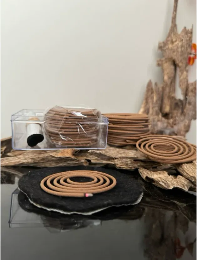 Trầm hương nén khoan tròn_nhang vòng trầm hương tự nhiên cháy 2 giờ Mộc Trầm Agarwood