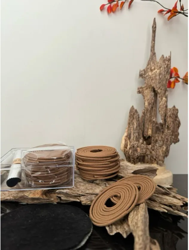 Trầm hương nén khoan tròn_nhang vòng trầm hương tự nhiên cháy 2 giờ Mộc Trầm Agarwood